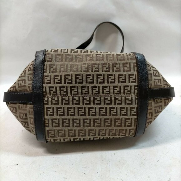 AUTHENTIC Fendi Tote Bag Black Nylon - Picture 6 of 15